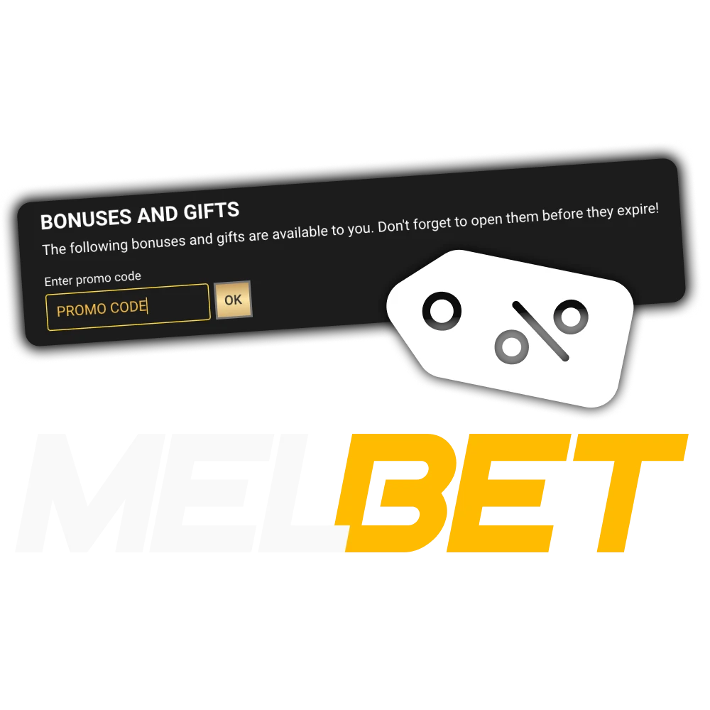 Activate your Melbet promo code and get a bonus.