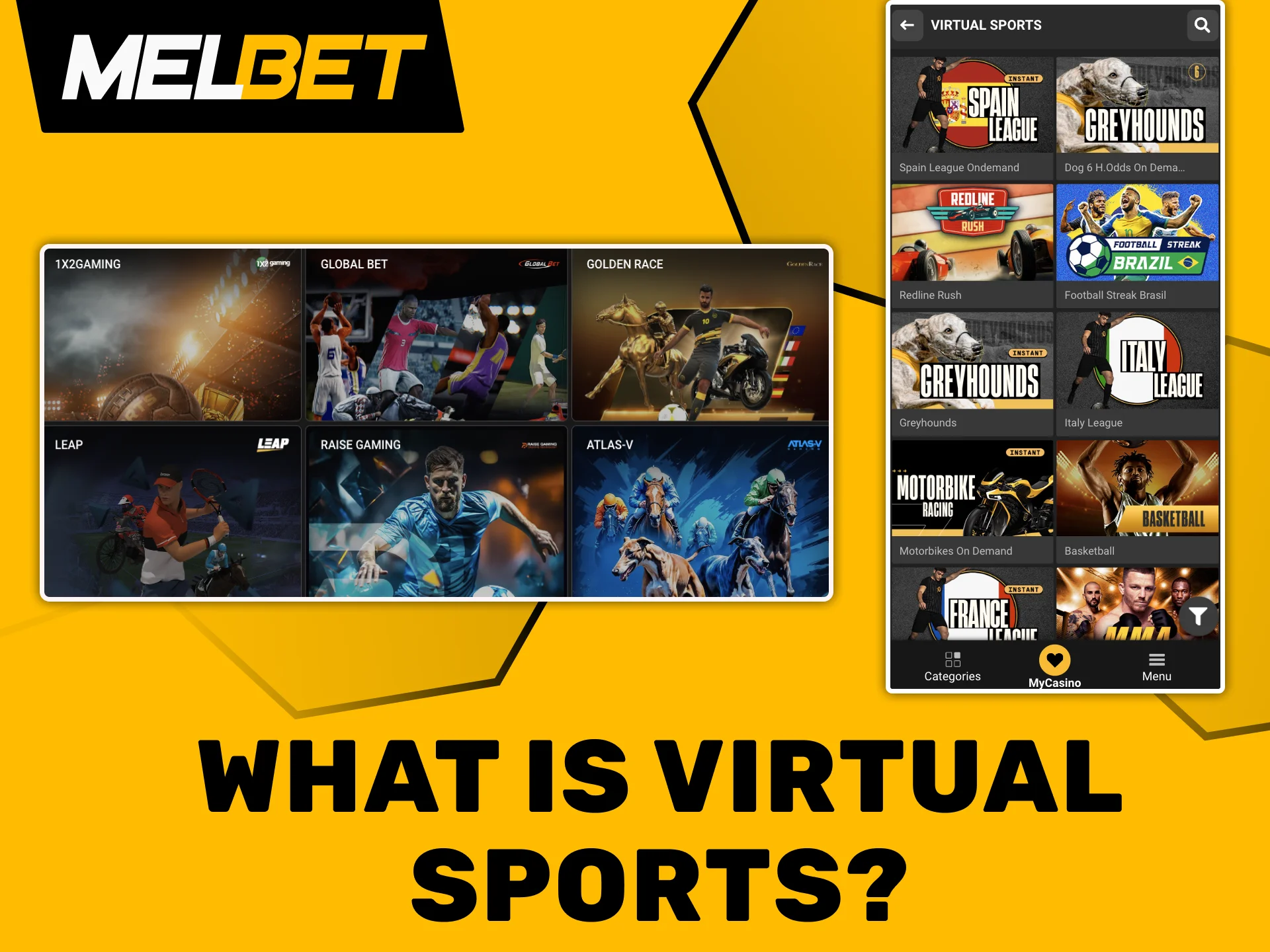 Find out what virtual sports are and bet on the top events on the Melbet website.